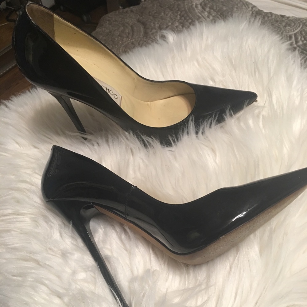 Black Jimmy Choo Anouk Pumps